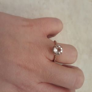 Wedding engagement ring set with box